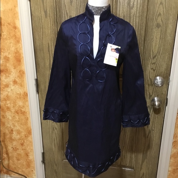 Laurla Silk nicely embellished dress - Picture 1 of 4